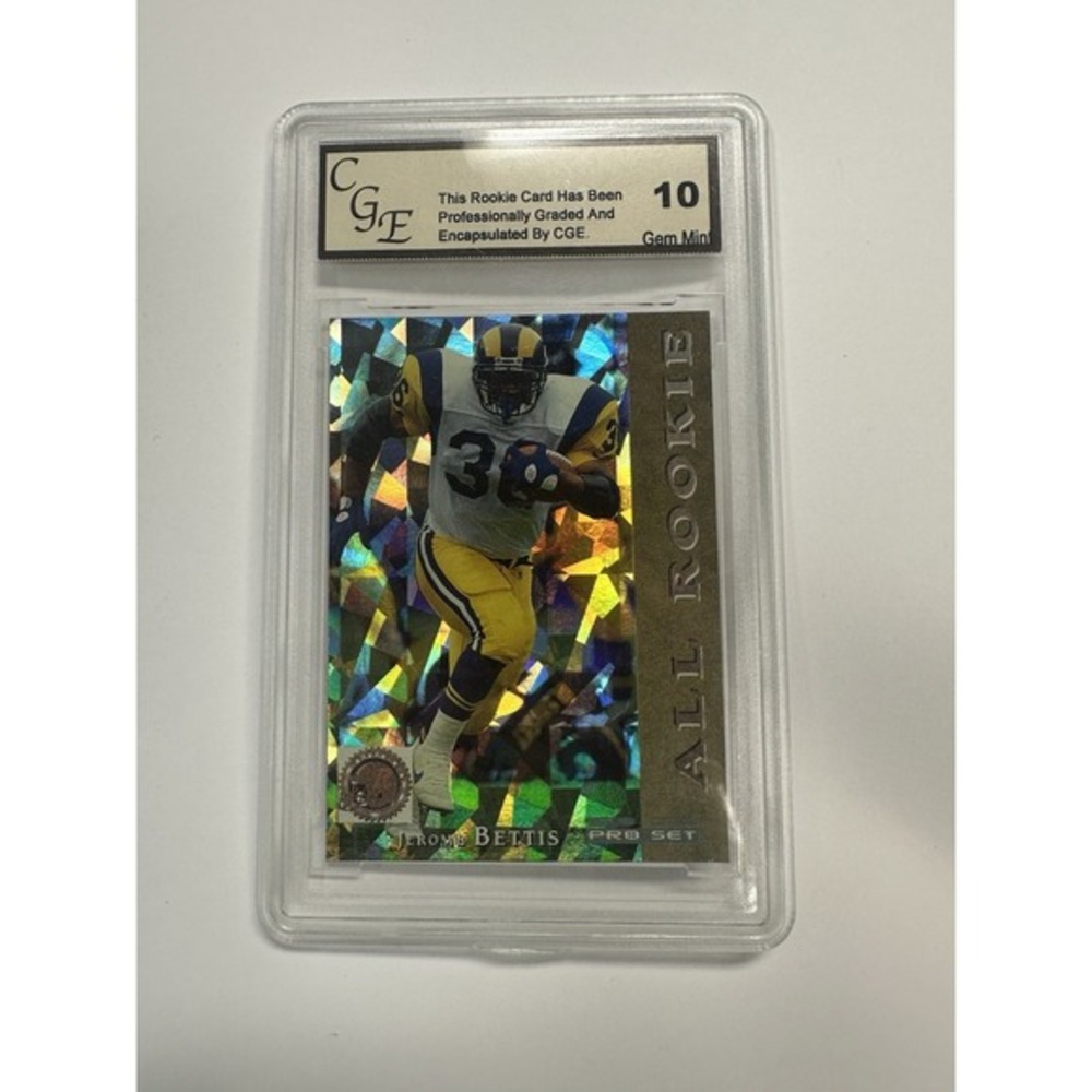 1993 Pro Set All-Rookie Jerome Bettis HoF RC #3‎ CGE 10 GEM MINT